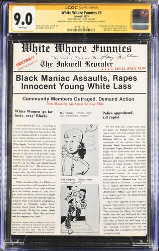 WHITE WHORE FUNNIES #3
