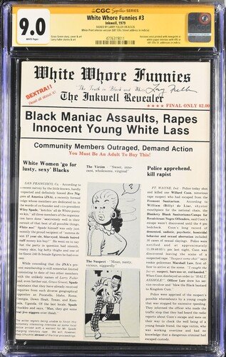 WHITE WHORE FUNNIES #3 (B)